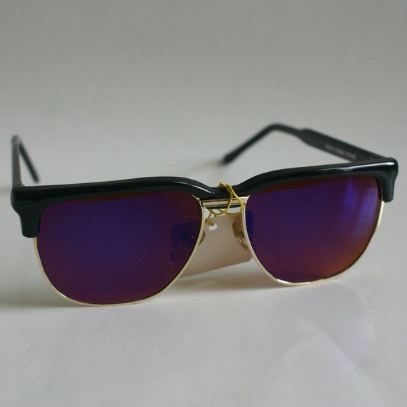 NWT TruVintage 80's Clubman/Soho style XL size iridium TruBluBlocker Sunglasses - Picture 5 of 8
